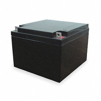 GRAINGER APPROVED Sealed Lead Acid Battery 12VDC 24Ah, 2UKL3