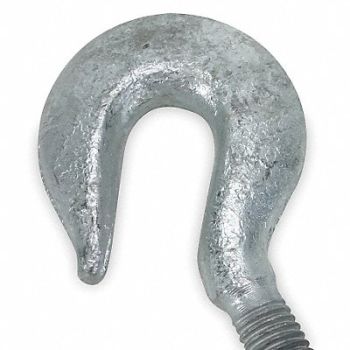 GRAINGER APPROVED Hook End Fitting Right 3000 Lb 6 In, 2ULK7