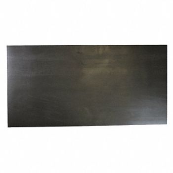 GRAINGER APPROVED Silicone Sheet 50A 36 x12 x0.25 Black, 43Z088