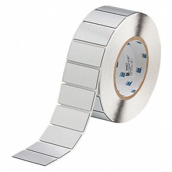 BRADY Label Silver Glossy Polyester 2 in W, 2UPL7