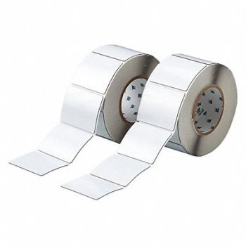 BRADY Label White Glossy Polyester 3 W PK2, 2UPP4