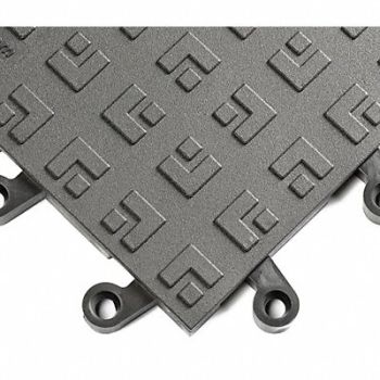 WEARWELL Antifatigue Tiles Charcol 18 x 18 PK10, 2UYC2