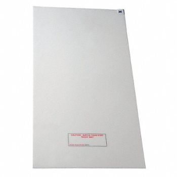 GRAINGER APPROVED D5738 Tacky Mat White 24 x 36 In PK4, 5KDD4