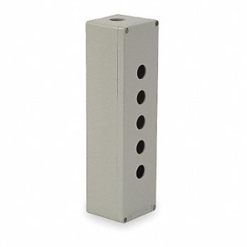 SCHNEIDER ELECTRIC Pushbutton Enclosure 12.20 in 5 Holes, 2UYY8