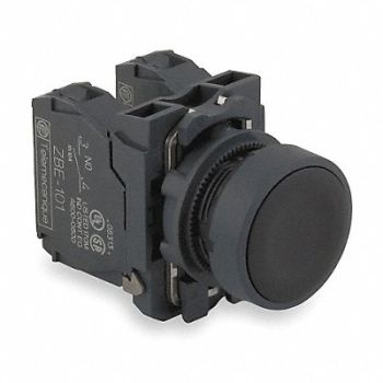 SCHNEIDER ELECTRIC H7079 Non-Illum Push Button 22mm 1NO/1NC Black, 2UYZ5