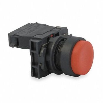 SCHNEIDER ELECTRIC H7076 Non-Illum Push Button 22mm 1NC Red, 2UZA4