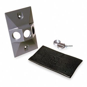 BELL Cluster Cover Gray 3-1/2 in., 2V626