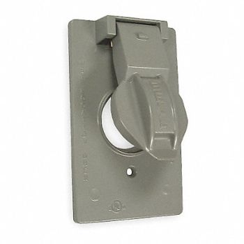 BELL Weatherproof Cover Die-Cast Zinc Gray, 2V704