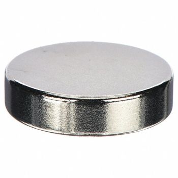 GRAINGER APPROVED Disc Magnet Neodymium 14.5 lb Pull, 2VAF1