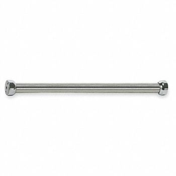 GRAINGER APPROVED Shower Rod SS 72 in L Chrome Plated, 2VAN1