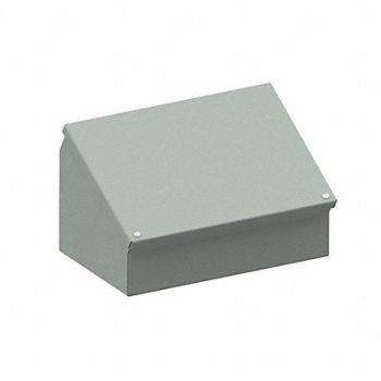 WIEGMANN Sloped Top Enclosr Mtlc 8InHx12InWx7InD, 2VB91