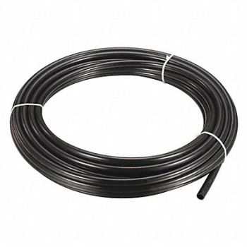 GRAINGER APPROVED Tubing 1/2 OD Nylon Black 50 Ft, 2VDL4