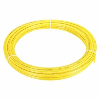 GRAINGER APPROVED Tubing 9/32 ID 3/8In OD 250 Ft Yellow, 4HHE7