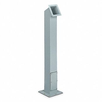 WIEGMANN Pedestal Column 41 In L Angled Steel, 2VE12