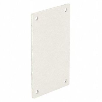 WIEGMANN Wireway Panel Adapter 6x6 Sq In Gray, 2VE62