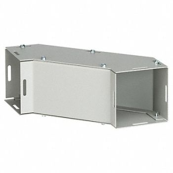 WIEGMANN Wireway Sweep Elbow 6x6 Sq In Steel Gray, 2VE65