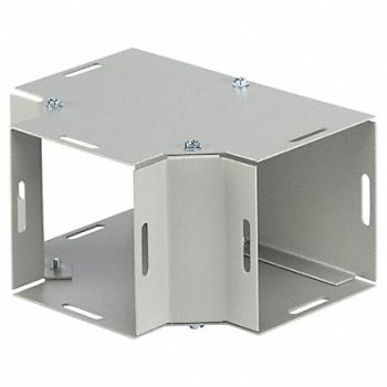 WIEGMANN Wireway Tee 6x6 Sq In 16 Gauge Steel, 2VE67