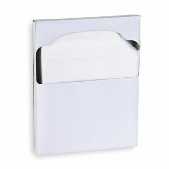 TOUGH GUY Toilet Seat Cover 200 White PK25, 2VEX5