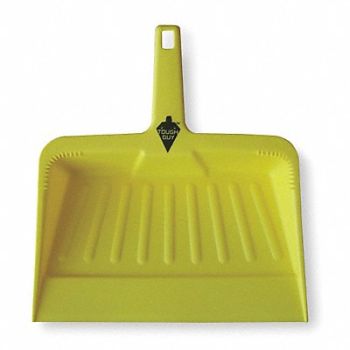 TOUGH GUY Handheld Dust Pan Yellow, 2VEY4