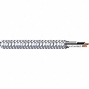 SOUTHWIRE Armored Cbl 2 w/Grd 10AWG MC ap 250ft, 2VGF9
