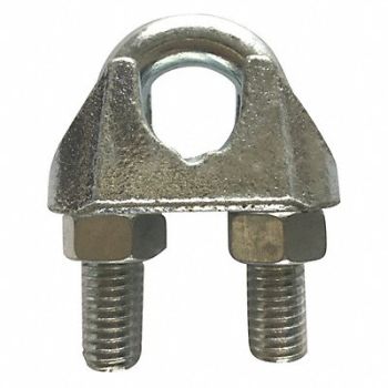 DAYTON Wire Rope Clip 1/8 In Maleable Iron, 2VKH9