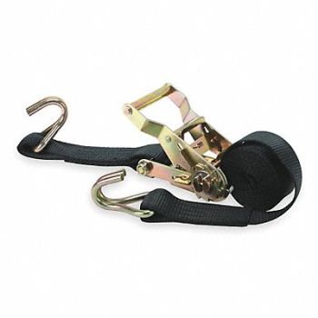 GRAINGER APPROVED Tie Down Strap Ratchet Poly 6 ft PK2, 2VKP5