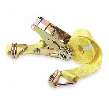 GRAINGER APPROVED Tie Down Strap Ratchet Poly 15 ft., 2VKP8