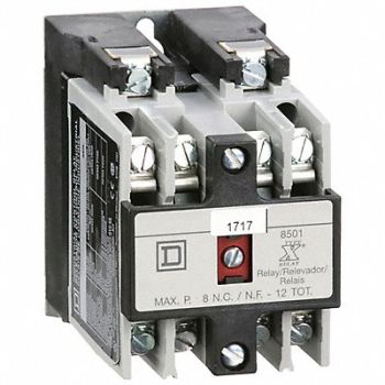 SQUARE D H2715 NEMA Control Relay 2NO 240VAC 10A, 2VLE1