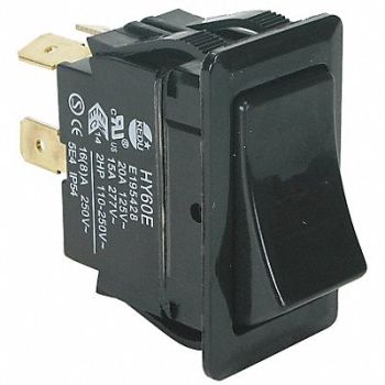 POWER FIRST Rocker Switch DPST 4 Connections, 2VLR2