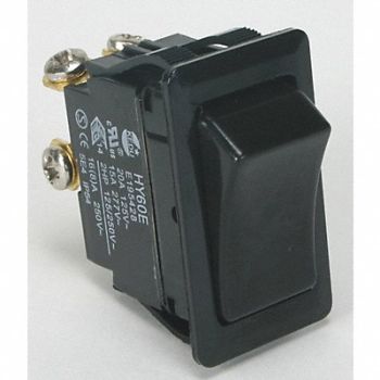 POWER FIRST Rocker Switch DPST 4 Connections, 2VLR3