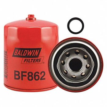 BALDWIN FILTERS Fuel Filter 4-23/32x3-11/16x4-23/32 In, 2VMG1