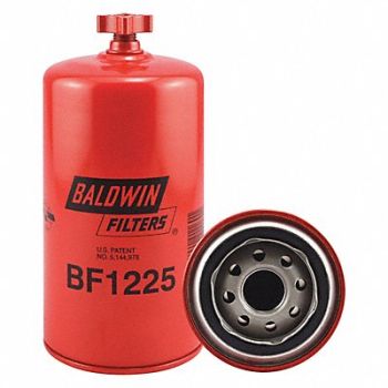 BALDWIN FILTERS Fuel Filter 7-3/8 x 3-11/16 x 7-3/8 In, 2VMJ4