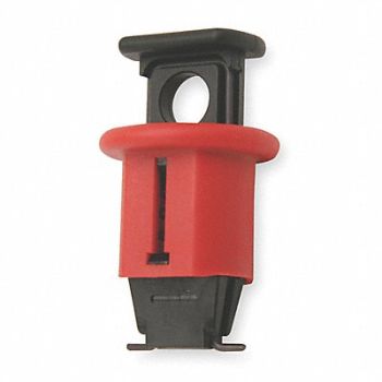 BRADY Breaker Lockout Mini Pin Out Pushbutton, 2VU32