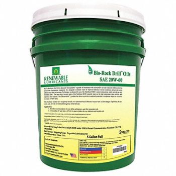 RENEWABLE LUBRICANTS Air Tool Oil Synthetic Base 5 gal., 2VXK3