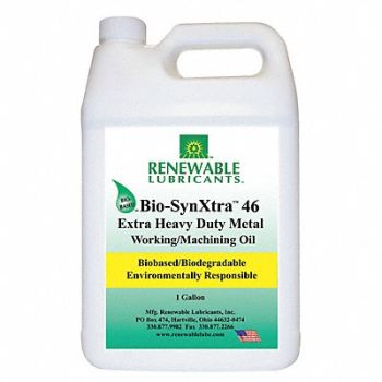 RENEWABLE LUBRICANTS Cutting Oil 1 gal Bottle, 2VXK8