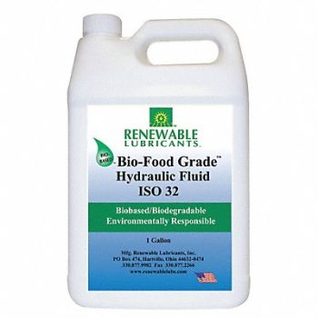 RENEWABLE LUBRICANTS Bio-Food Grade Hydraulic Fluid 1 Gal 32, 2VXL1