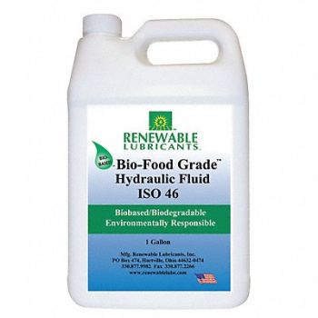 RENEWABLE LUBRICANTS Bio-Food Grade Hydraulic Fluid 1 Gal 46, 2VXL3