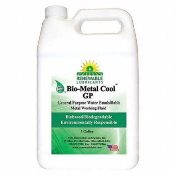RENEWABLE LUBRICANTS Cutting Oil 1 gal Bottle, 2VXN6