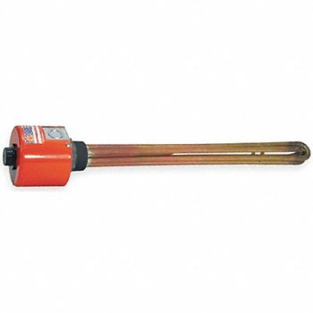 TEMPCO Screw Plug Immersion Heater 6-1/2 in D, 6THT6