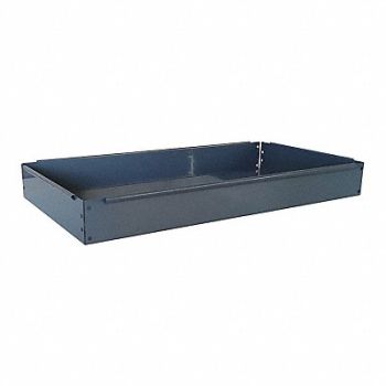 GRAINGER APPROVED Service Cart Tray 400 lb Gray Steel, 2W424