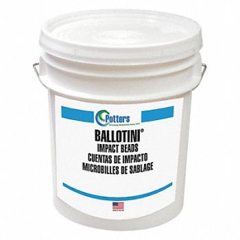 BALLOTINI Blast Media Glass Beads Extra Coarse, 6ZC14