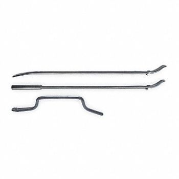 KEN-TOOL Tire Iron Set 3/4 In Stk Stl 3 Pieces, 2WFF9