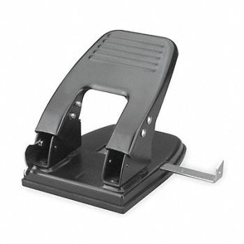 GRAINGER APPROVED Paper Punch 2-Hole Blk 30 Sheet, 2WFT7