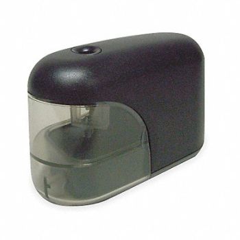 GRAINGER APPROVED Pencil Sharpener Blk Battery Operated, 2WFU2