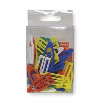 GRAINGER APPROVED Paper Clip 1 1/2 Plstc PK50, 2WFU8