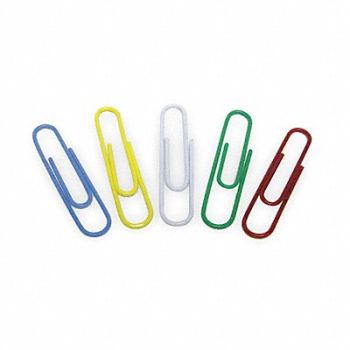 GRAINGER APPROVED Paper Clip 2 In Asrt Metal PK100, 2WFV5