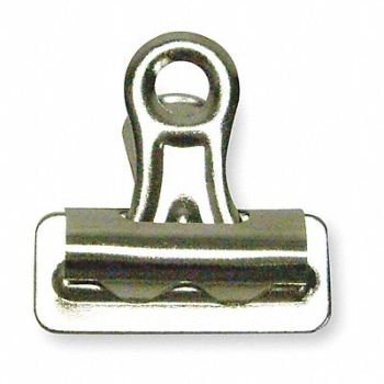 GRAINGER APPROVED Bulldog Clips 1 In W Silver PK36, 2WFV6