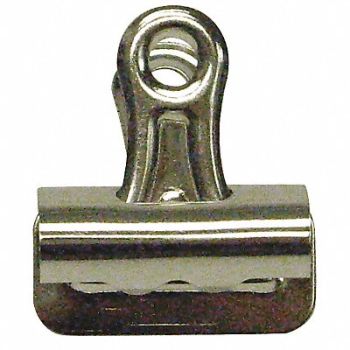 GRAINGER APPROVED Bulldog Clip 2 5/8in Silver PK12, 2WFV8