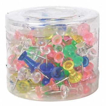 GRAINGER APPROVED Pushpin 3/8 Pt Transprt Asrt PK100, 2WFW8