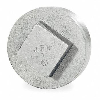 GRAINGER APPROVED Square Head Plug Malleable Iron 4 in, 2WJ76